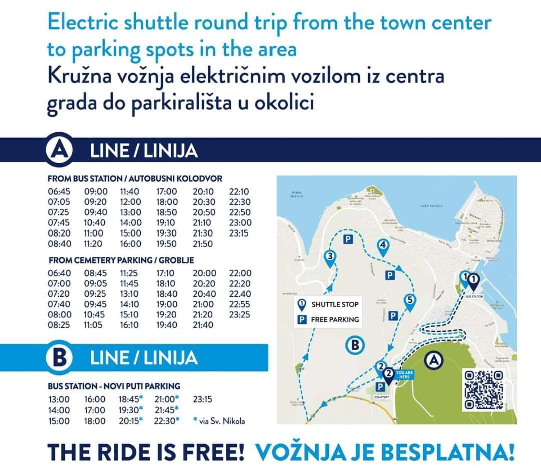 Accommodation Old Town Vitaic Korčula Екстериор снимка